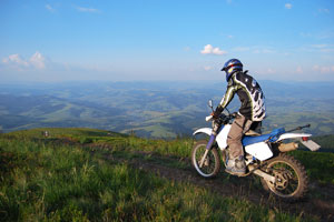 dual sport enduro rider